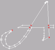 Vertices where you cut the spline
